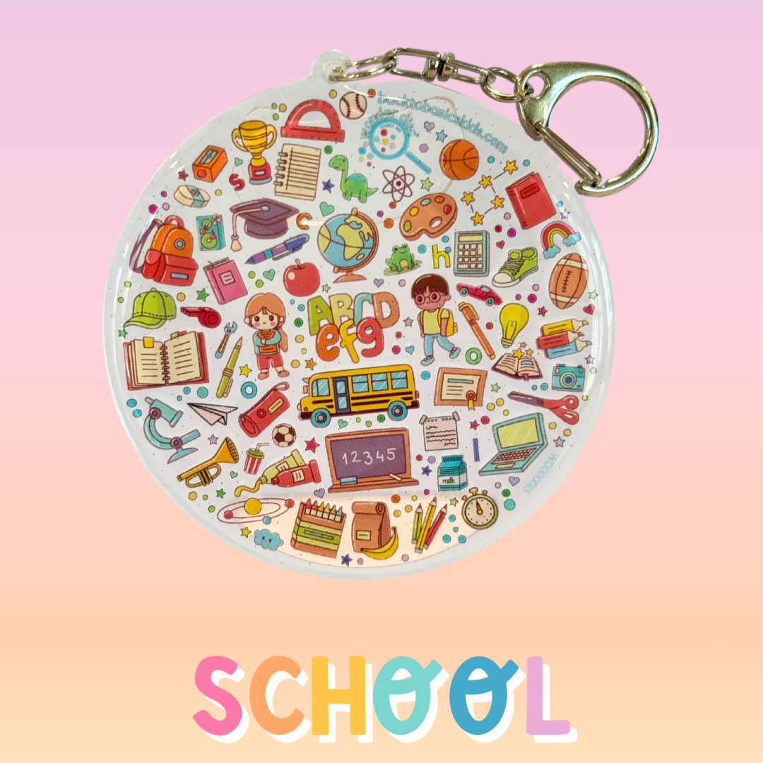 Wonder Disc Keychains - Back to Basics Kids